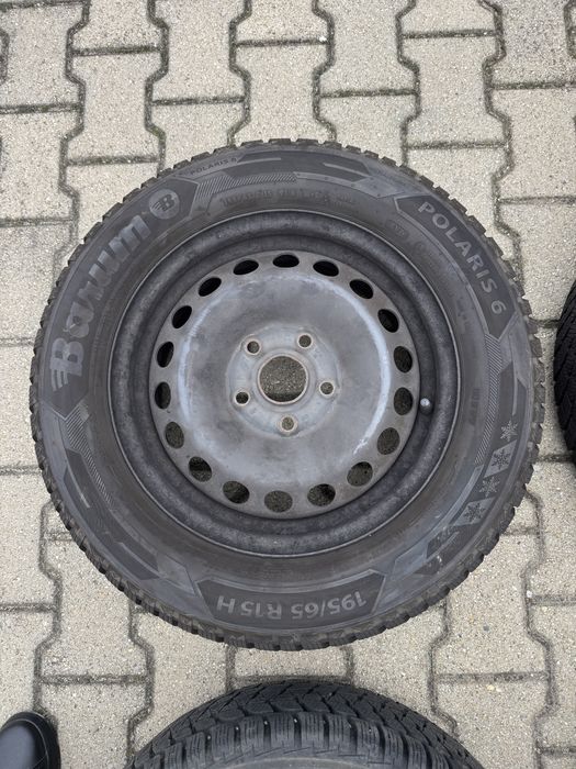 Jante Aluminiu VW Golf 5x112 Anvelope Iarna 195 65 15