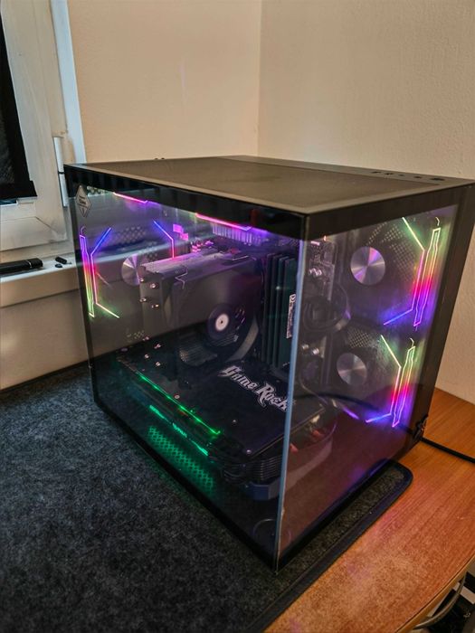 Геймърски компютър Ryzen 5600,GTX 1080 Ti 11GB, 32RAM, 768 SSD Windows 11 Pro Гаранция!