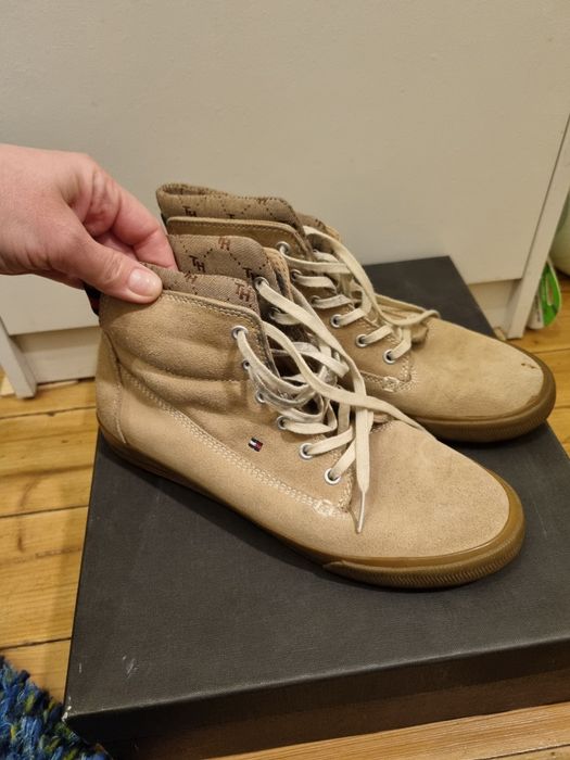 ghete piele întoarsă Tommy Hilfiger