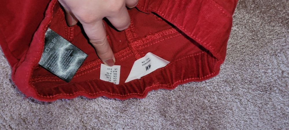 Lot haine fetițe H&M/ C&A noi: pantalon de catifea+bluza catifelată