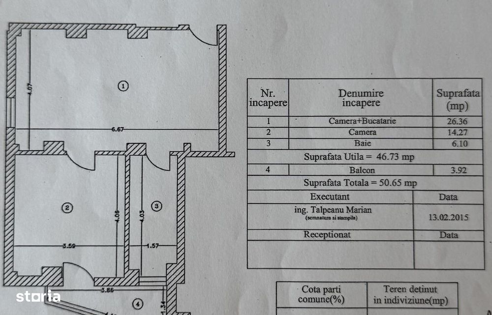 Apartament 2 camere | Timpuri Noi – Nerva Traian | Imobil 2014 | Met