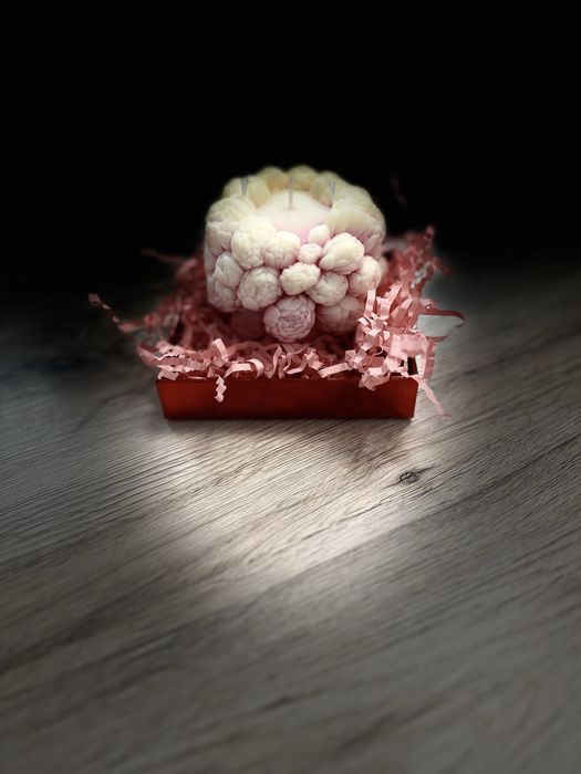 Lumânare parfumată florală - buchet de trandafiri