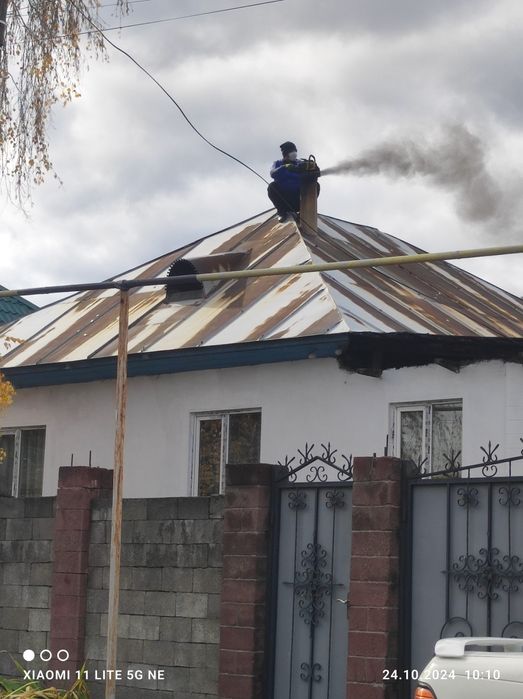 Дымоход чистка муржа  тазалау