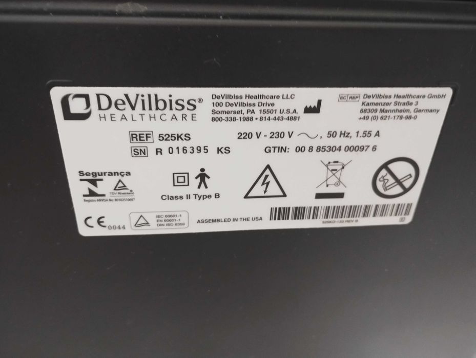 Кислороден концентратор DeVilbiss Compact 525, 5-литров, употребяван 2180 часа