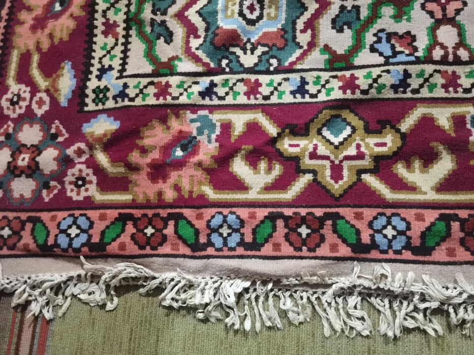 Уникален ръчно тъкан котленски килим-1970 година