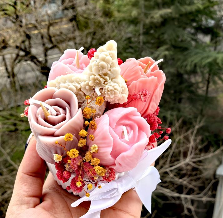 Букети от соеви цветя