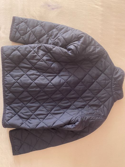 Есенно / пролетно тъмно синьо яке на баклавички UC of beneton  120 см