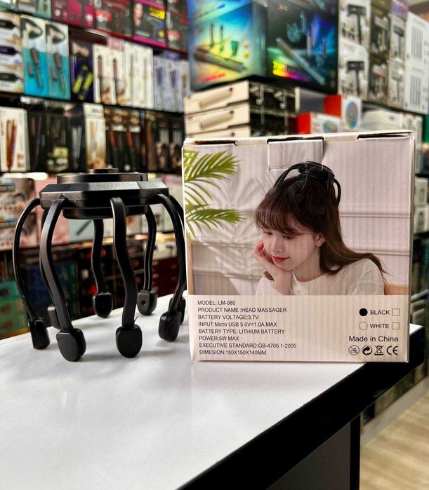 Электрический массажер для головы  .LM-080 , MD-K108