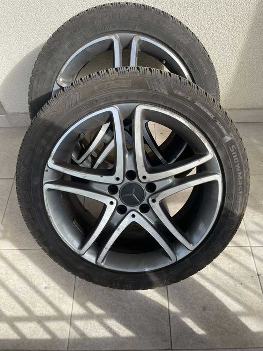 Оригинални джанти на мерцедес със зимни гуми 245/45R18
