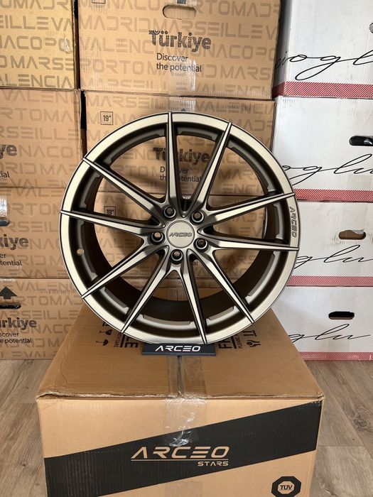 Jante R18 5x112 Arceo Monaco Noi Audi A3 A4 A5 A6 A7 A8 Q3 Q5 Q7 Mercedes C E S CLA CLS GLC GLE BMW G20 G30 F40 X1 X3 VW Golf Passat Tiguan