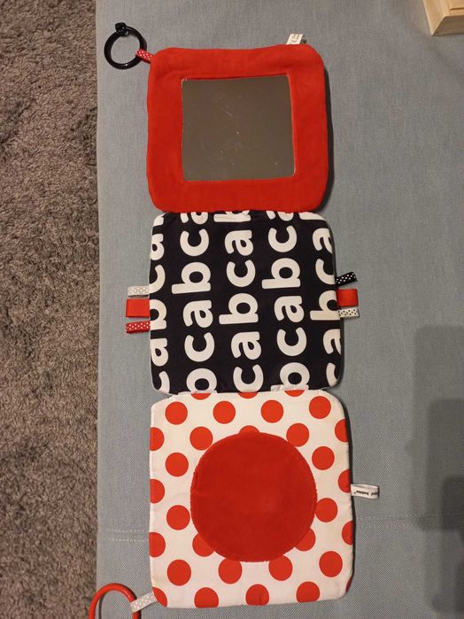 Jucarie senzoriala cu oglinda pt bebe 0+ luni