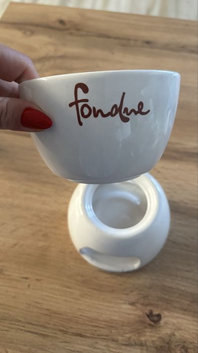 Set fondue ceramica - 4 persoane
