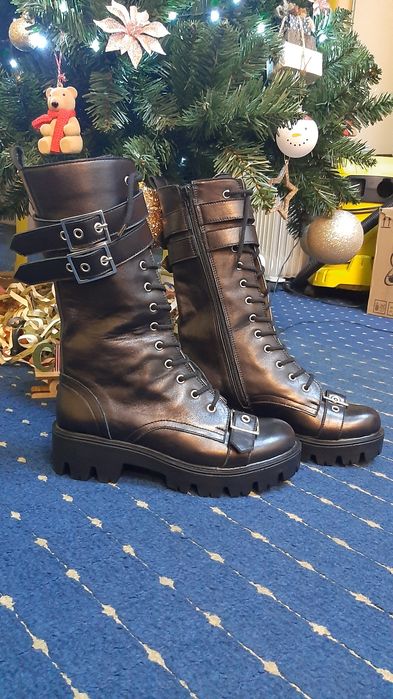 Bocanci piele marimea 37