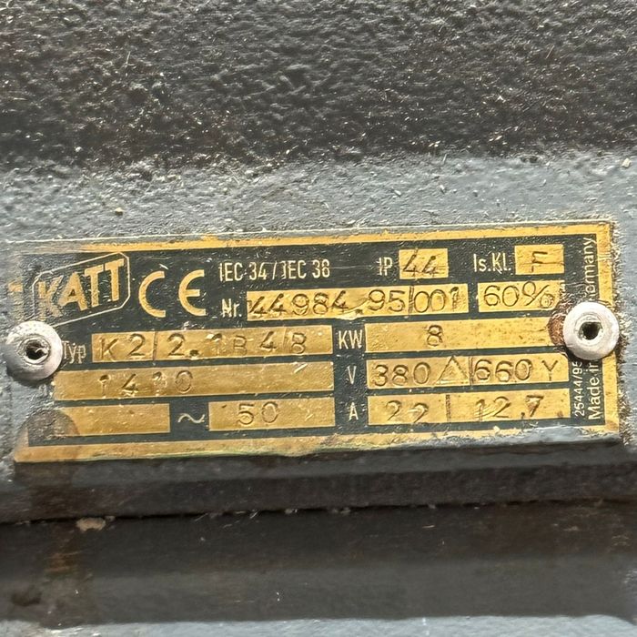 Motor electric trifazat circular, 8kW 3000rpm 380V