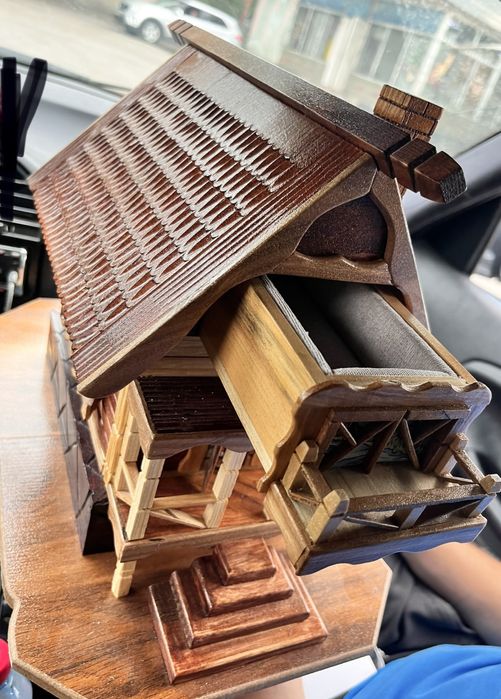 Шкатулка домик для укрошения