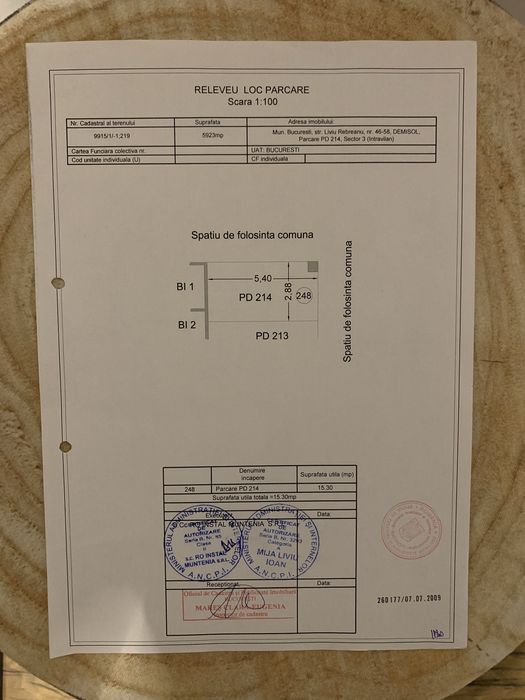 Loc de parcare - Complex Rasarit de soare