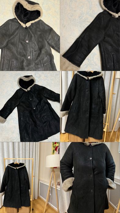 Супертеплая женская дубленка