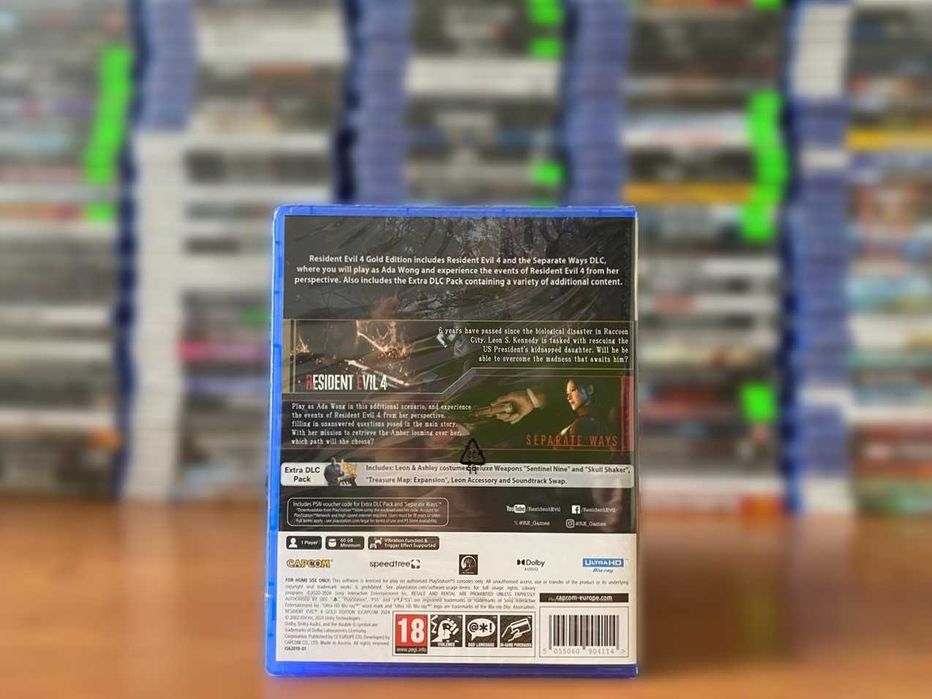 НОВЫЙ Resident Evil 4 Gold Edition PS5/ Обитель Зла 4 Пс5 Много Игр