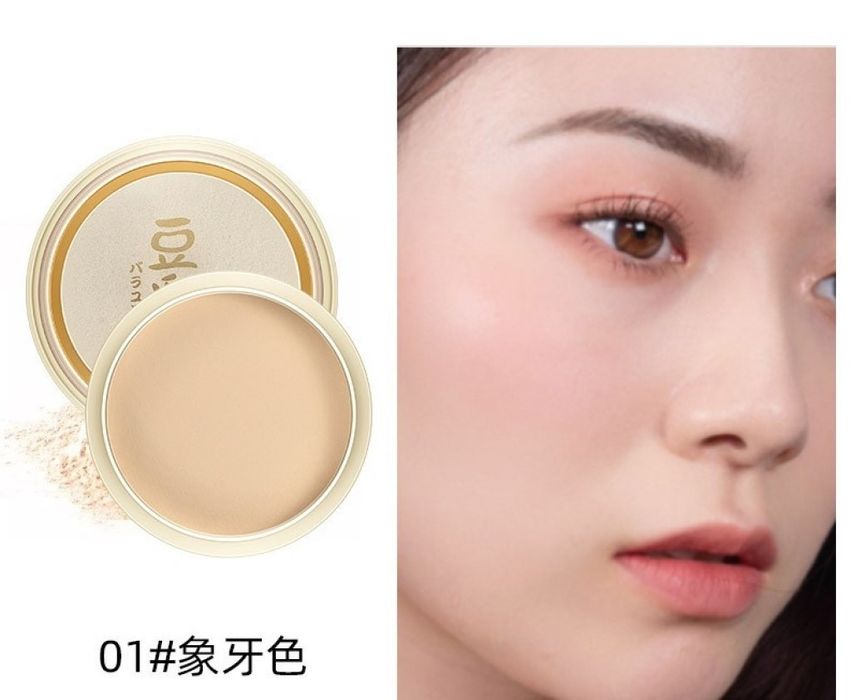 Водоустойчива пудра за лице с козметична гъба / Вариант 1: 01#;Вариант