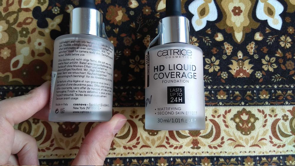 Тональная основа Catrice HD Liquid Coverage Foundation, тон 020, 30мл