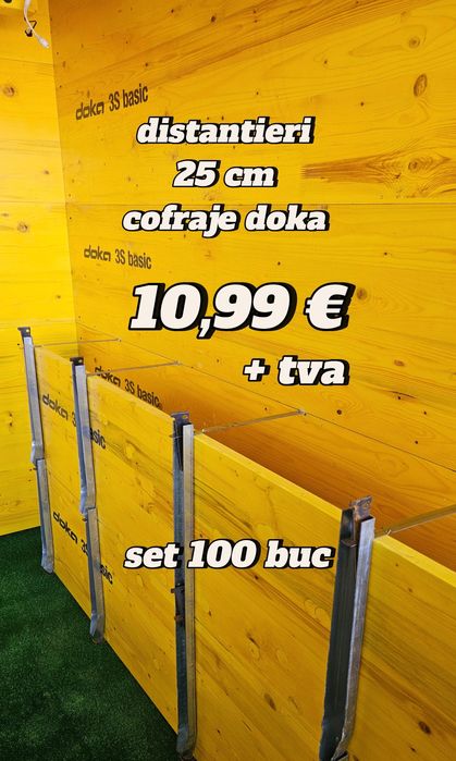 Cofraje Distantieri DOKA 25cm 10,99 € + tva