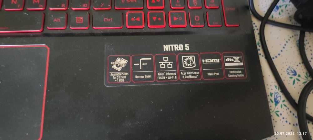 Игровой ноутбук acer