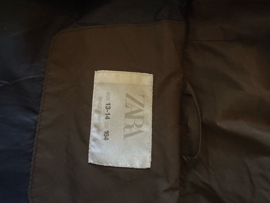 Юношенска шуба с пух ZARA