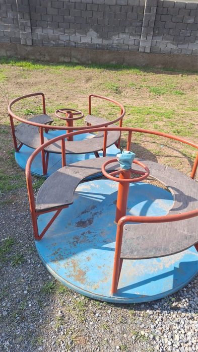 Детская площадка горка качели