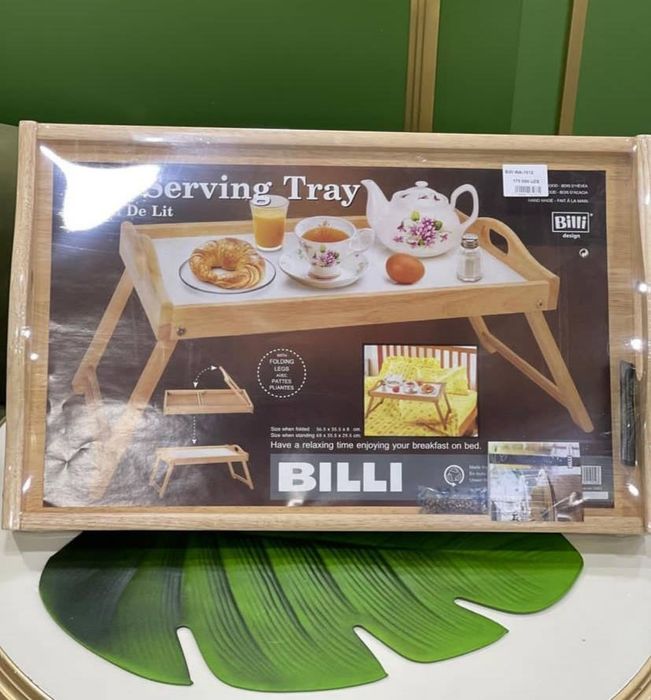 Столик для завтрака на кровати BILLI, складные ножки