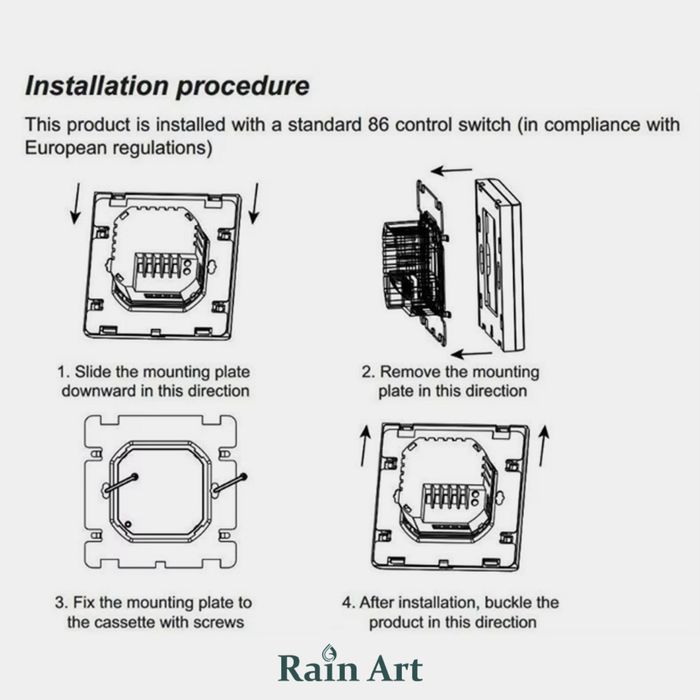 комнатный терсмостат, комнатный датчик , терморегулятор для отопления