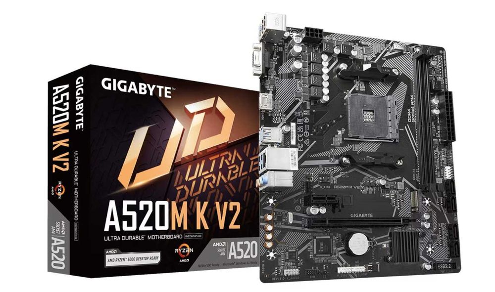 Placa de baza GIGABYTE A520M K V2, Socket AM4