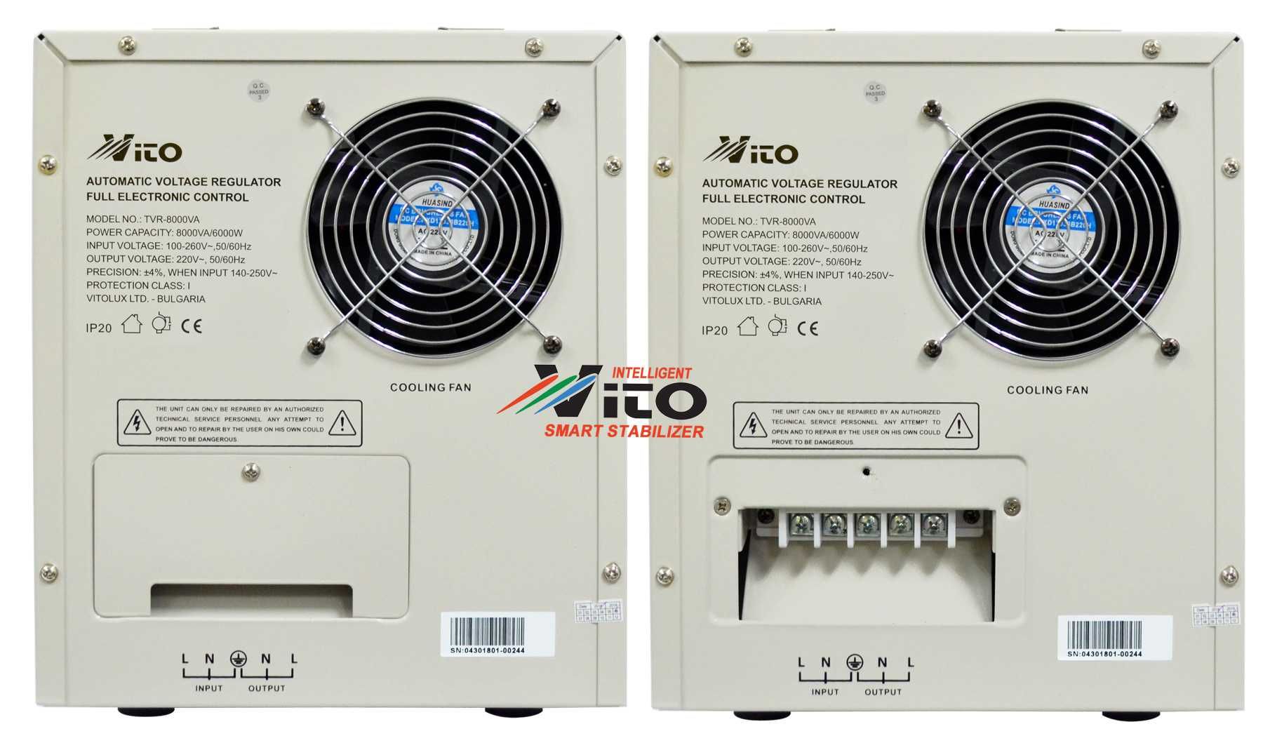 8 KVA НИСКОВОЛТАЖНИ Електронни Стабилизатори За ток и напрежение гр ...