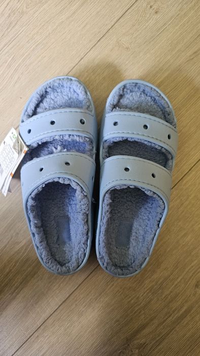 Crocs blana albastri noi 39-40