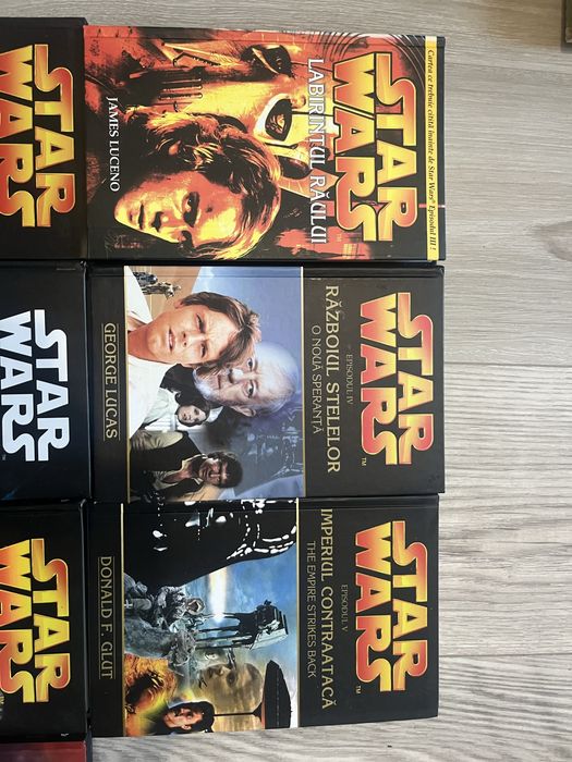 Lot carti Star Wars George Lucas, diferiti autori