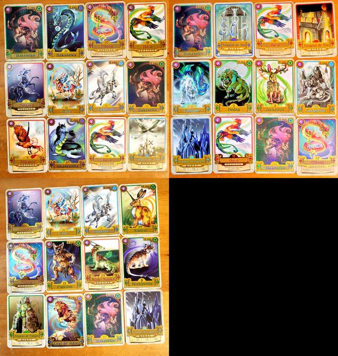 192 CARD-uri Animaterra 1 și 3 + Star Wars Kaufland - Pachet