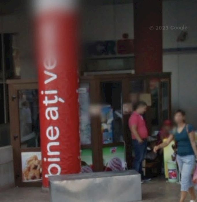 Gheretă chiosc din panouri termopan, demontat