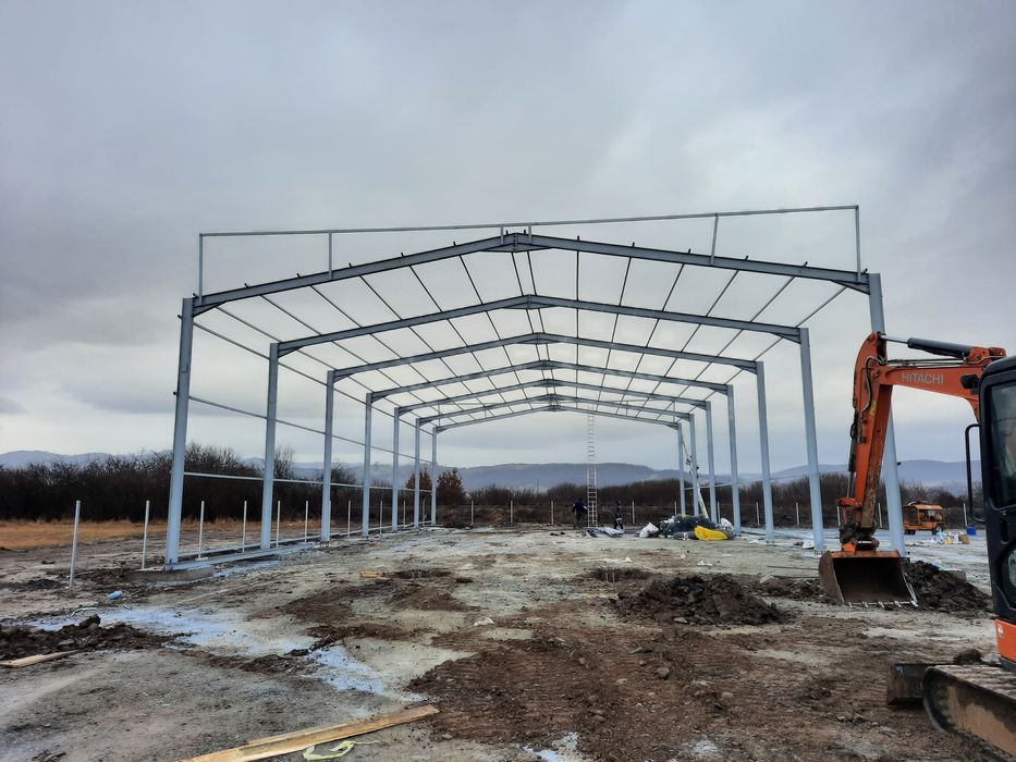 Vând hale metalice conform proiectului dvs lucrăm fără avans