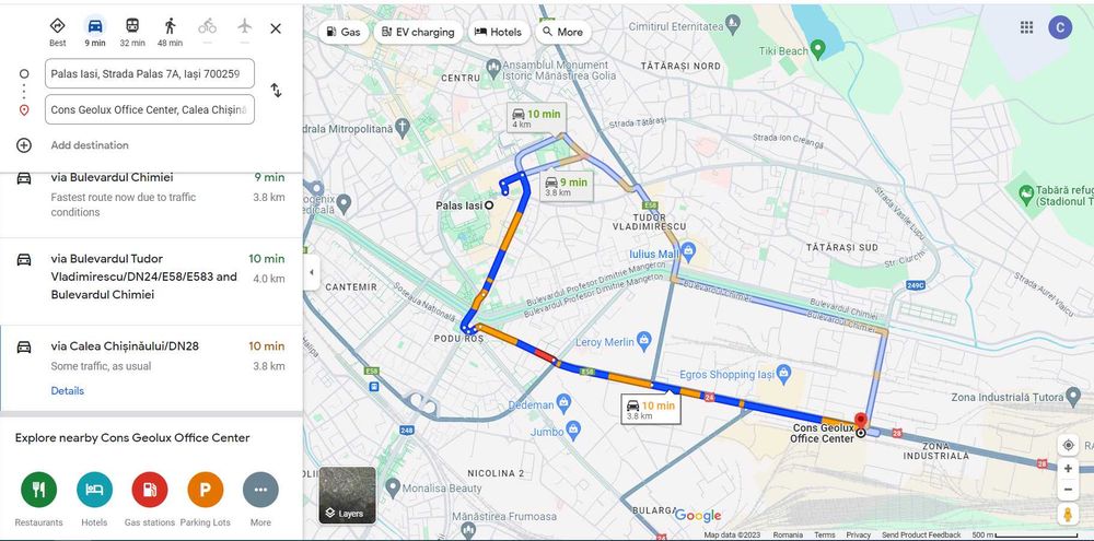 Spatiu de Birou 38m2 Etaj 1 - zona Baza 3 - Calea Chisinaului 132