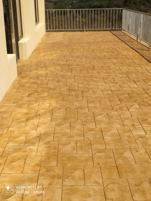 Beton amprentat.