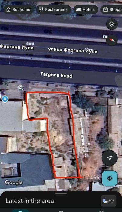 Фаргона йули 8 соток вдоль дороги