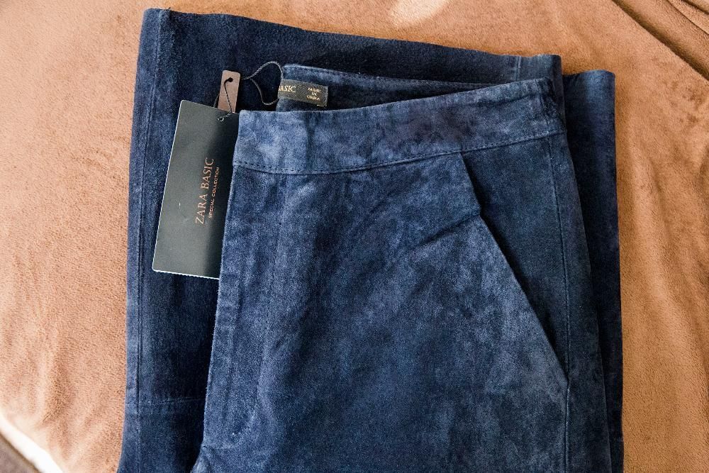 Pantaloni evazati 3/4 ZARA