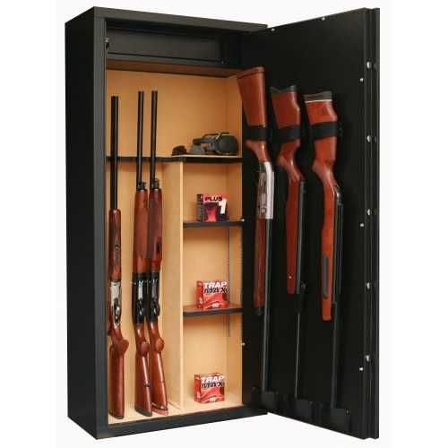 Dulap 14 arme cu vizor, compartiment munitie, rafturi detasabile