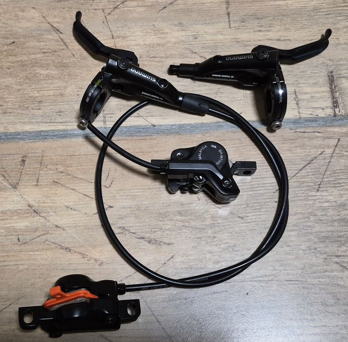 Set frâne hidraulice Shimano MT501 + MT500 NOU