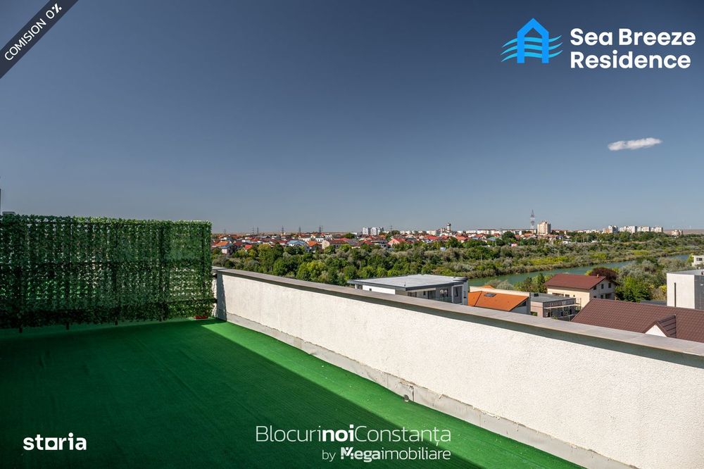 #Penthouse mobilat și utilat · terasă 110mp | zona Lidl, Mamaia Nord