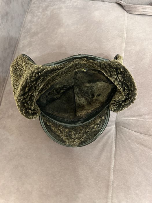 шапка кожоная зима