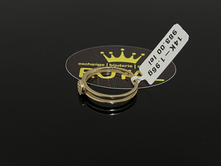 Bijuteria Royal CB: Inel dama aur nou 14k 1,96gr