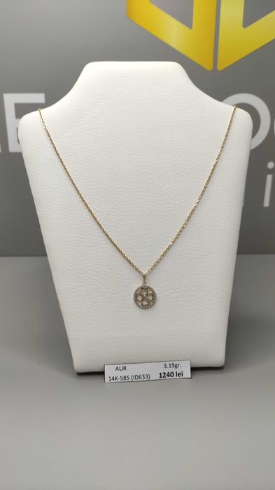 Lant cu pandantiv aur 14 Karate (3.19 grame) ID633-AG2