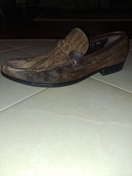 Salvatore Ferragamo pantofi piele caprioara