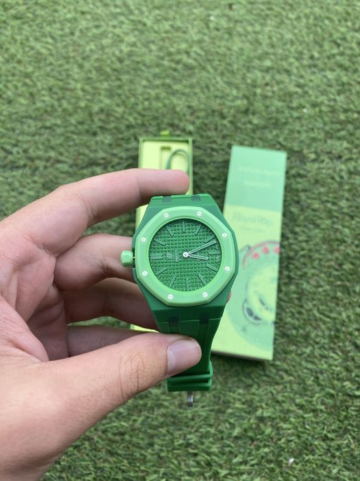 Audemars piguet x swatch green eight /Full Box,livrare cu verificare+brǎțarǎ cadou