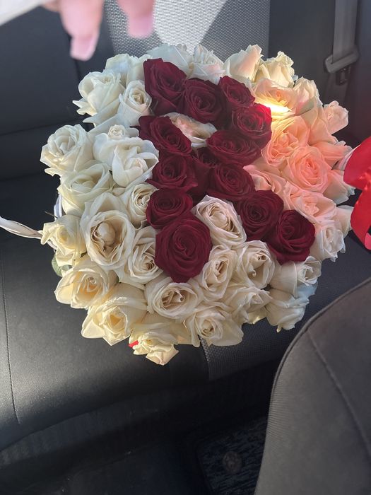 Цветы 51 штук именной букет